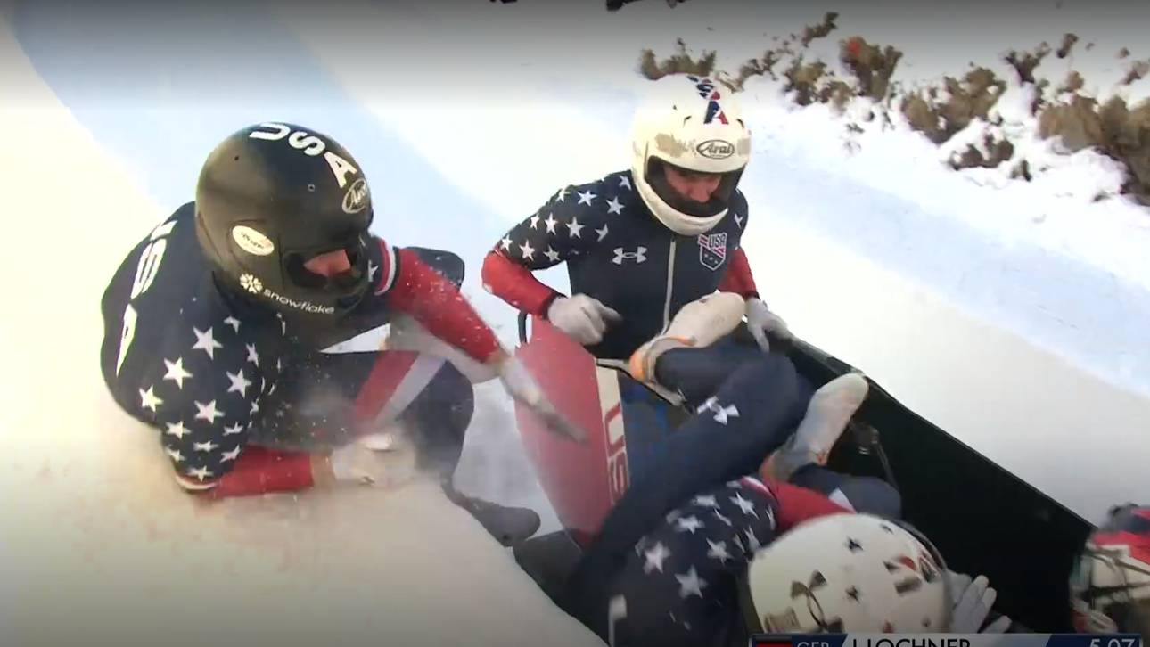 Die Anschieber von Kristopher Horn fielen aus dem Bob