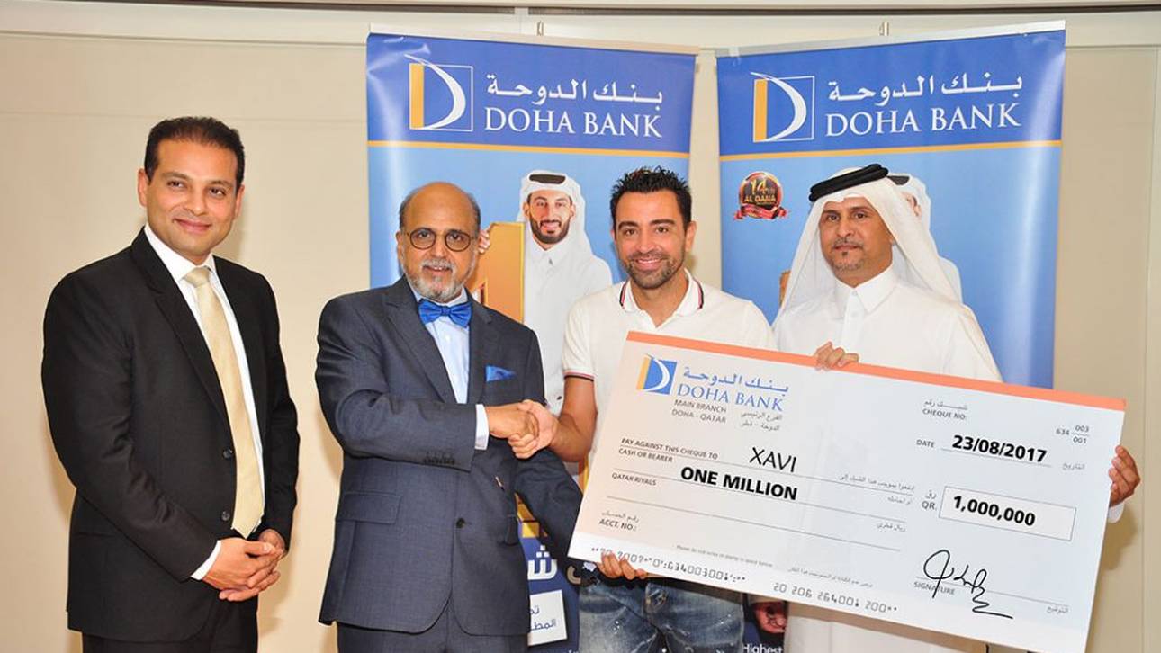 Xavi gewinnt eine Million im Lotto