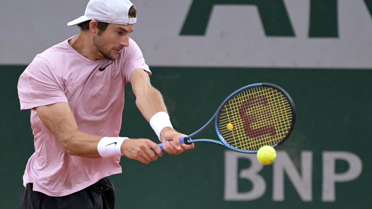 Bedeutungsloses Tennis-Drama bei Debüt