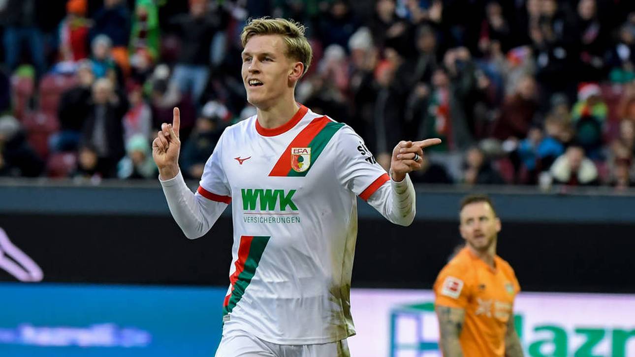 Anton Kade schoss das 2:0 gegen Leverkusen