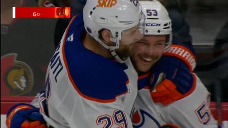 Die Edmonton Oilers empfangen die Ottawa Senators in der NHL. Das Duell der Deutschen Leon Draisaitl gegen Tim Stützle.