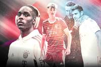 Der FC Bayern hat seinen Kader in Sachen Perspektivspieler ordentlich ausgemistet. Drei Youngster sind aber geblieben, auf die Julian Nagelsmann setzt.