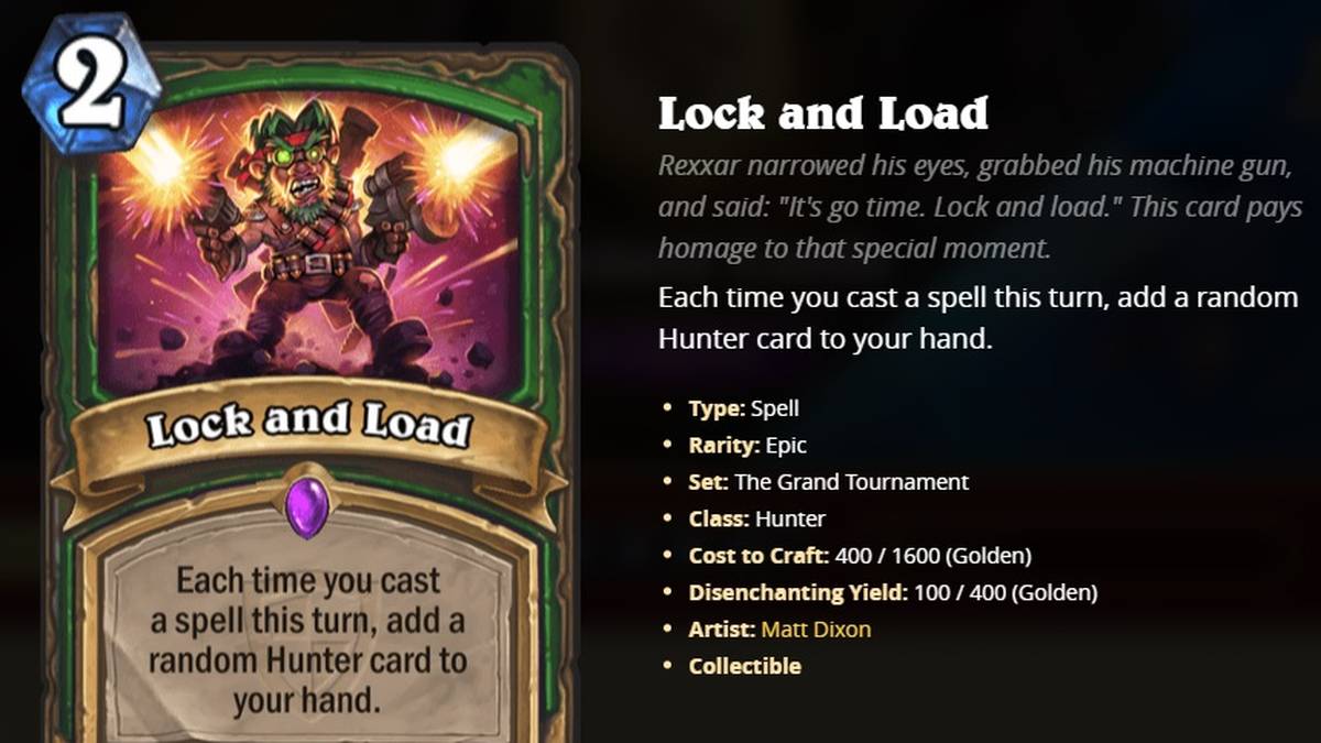 Hunter: Lock and Load