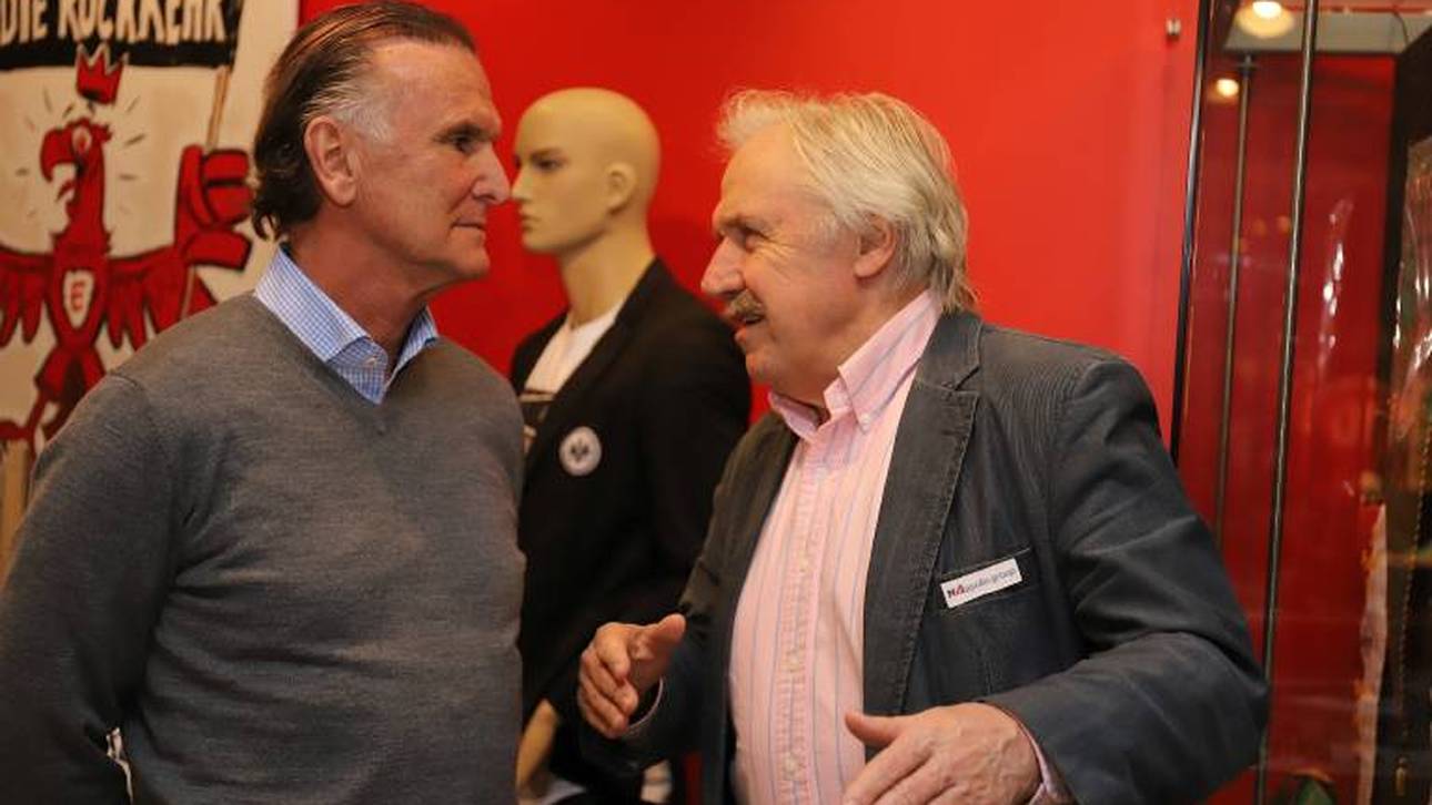 Ronald Borchers im Jahr 2019 bei einem Treffen mit Trainer-Legende Dragoslav Stepanovic