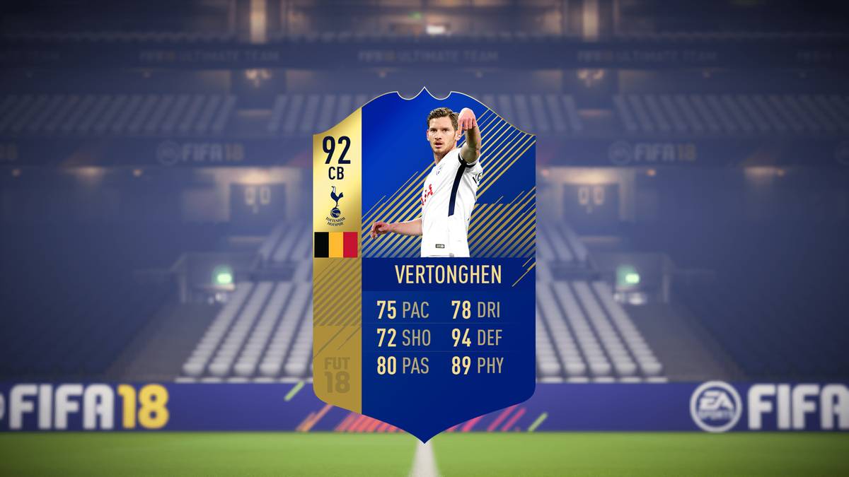 Jan Vertonghen 92 - Tottenham Hotspur