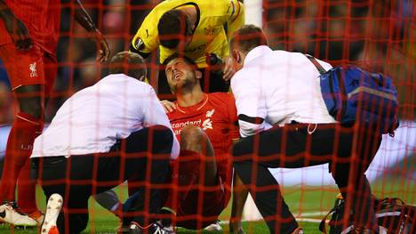 Liverpools Emre Can hat sich gegen Borussia Dortmund schwer verletzt 