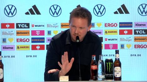 Bundestrainer Julian Nagelsmann spricht über ein mögliches Co-Trainer-Engagement von Thomas Müller bei der Nationalmannschaft.