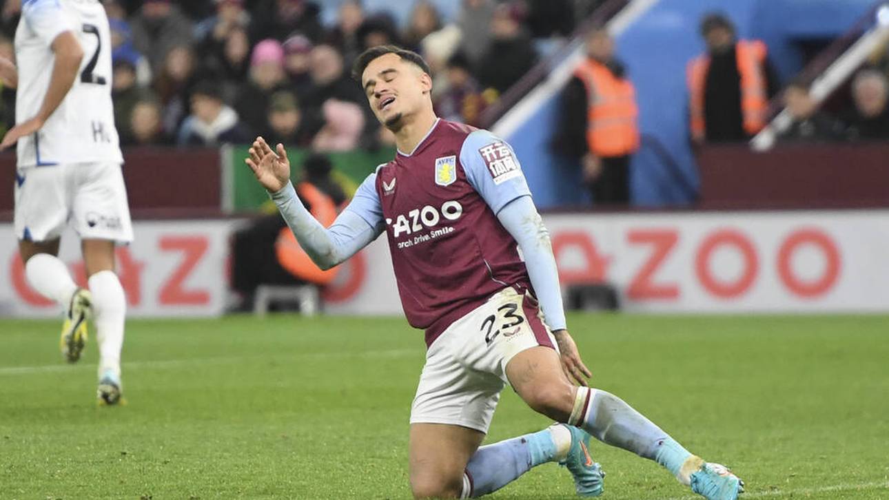 Coutinho-Blamage gegen Viertligist