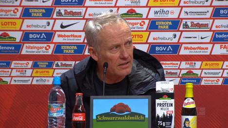 Christian Streich beschwerte sich nach dem Spiel gegen Arminia Bielefeld über Platzverhältnisse im eigenen Stadion.