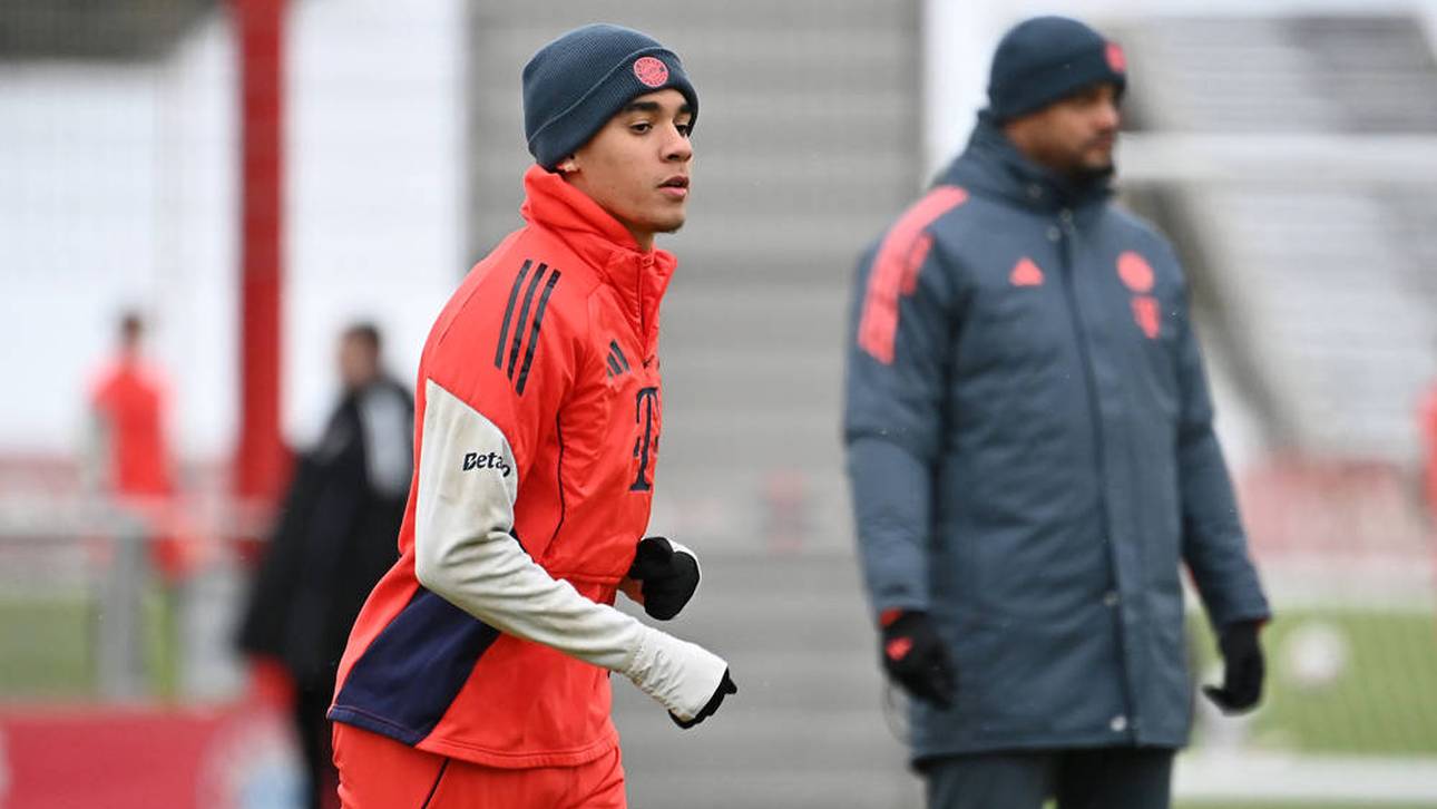 Jamal Musiala arbeitet beim FC Bayern an seinem Comeback