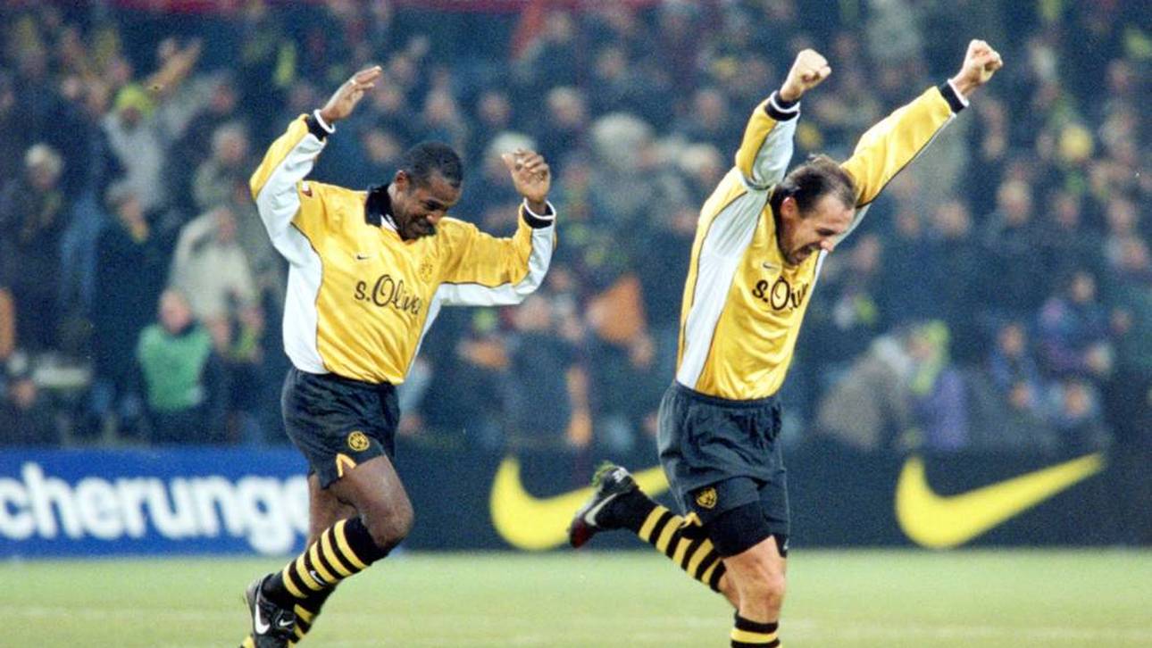 Julio César und Jürgen Kohler beim BVB 