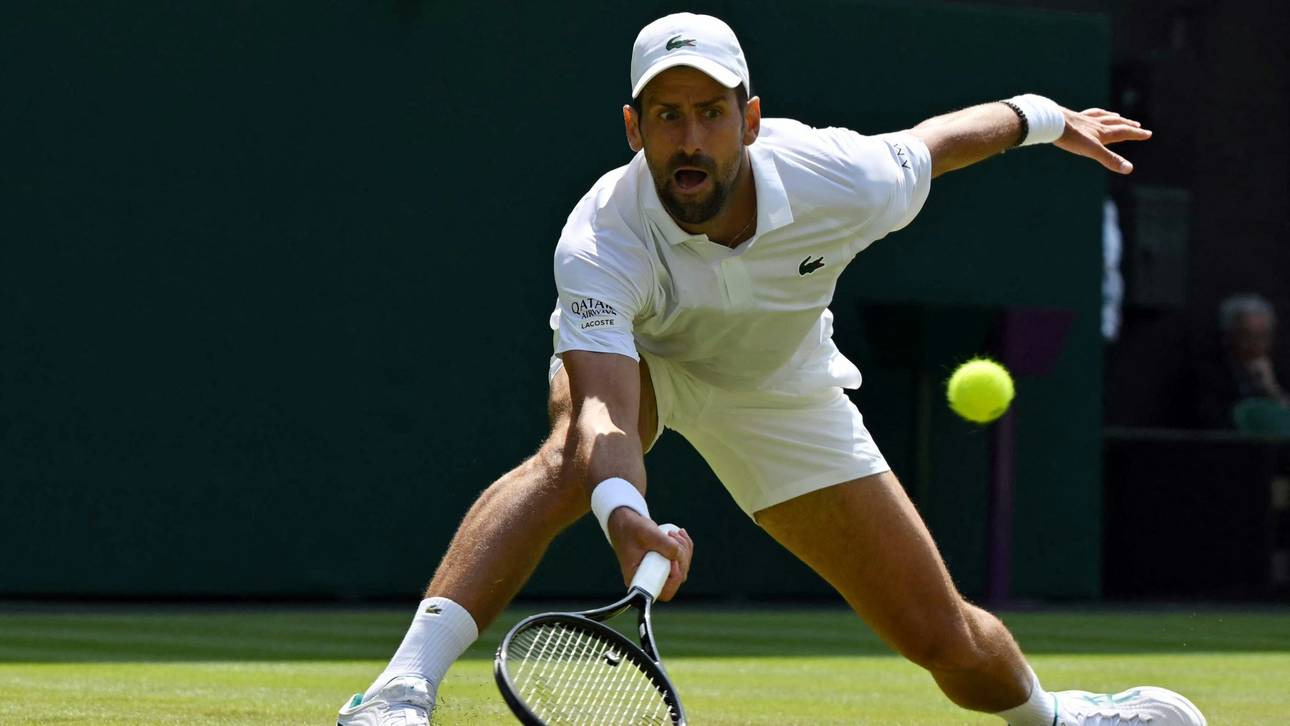Novak Djokovic ist in Wimbledon auf Kurs