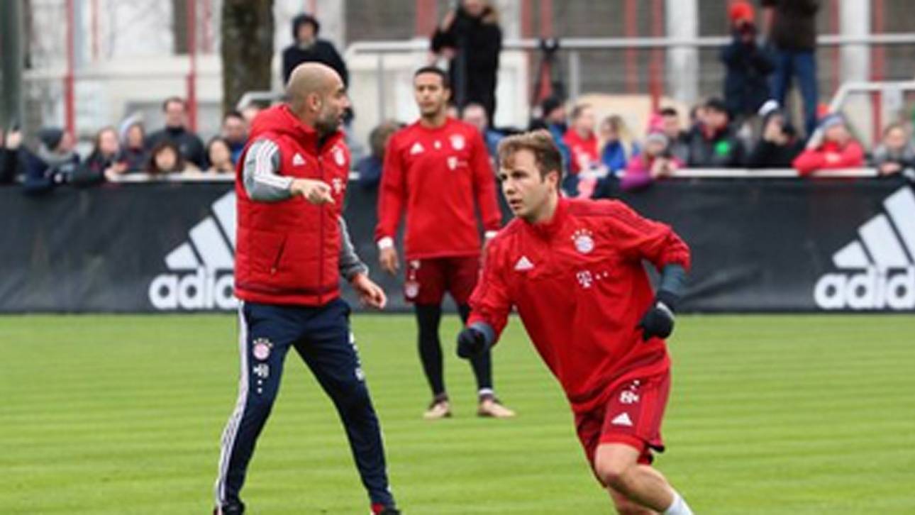 Götze zurück im Mannschaftstraining