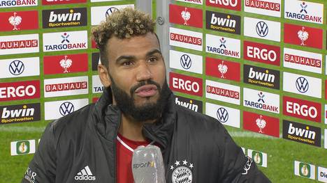 Eric Maxim Choupo-Moting führt die Bayern in der ersten Pokalrunde gegen Düren zum Sieg. Nach dem Abpfiff macht der Neuzugang am Mikro bei SPORT1 eine Ansage.