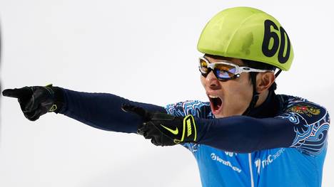 Wiktor Ahn gewann bei den Olympischen Spielen 2014 drei Goldmedaillen