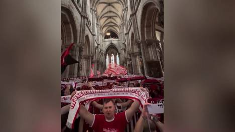 125 Jahre 1. FC Nürnberg! Zum Auftakt des Jubiläumswochenendes feiern die Fans in der Sebalduskirche in Nürnberg ein Fest, das unter die Haut geht.