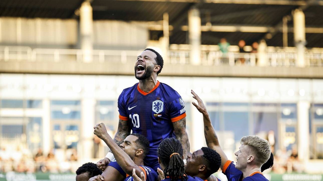 Rekordmann Depay rettet Niederlande