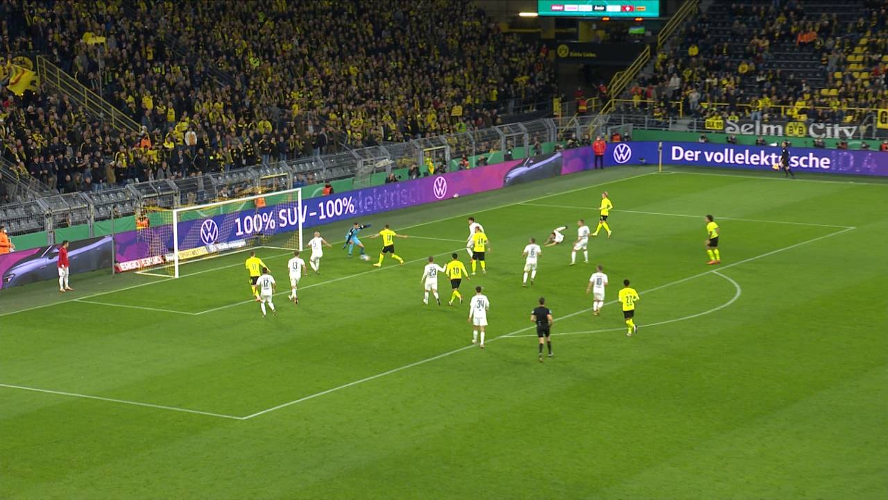 DFB-Pokal: Durchatmen in Dortmund: Hier erlöst Thorgan Hazard den BVB