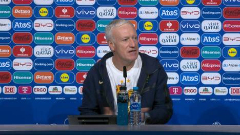 Vor dem EM-Halbfinale von Frankreich gegen Spanien spricht Nationaltrainer Didier Deschamps über die spanische Nationalmannschaft.