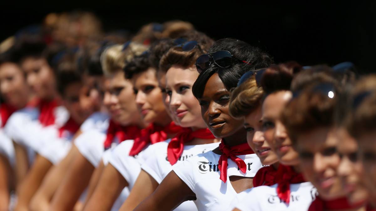 Grid Girls der Formel 1 in Monaco