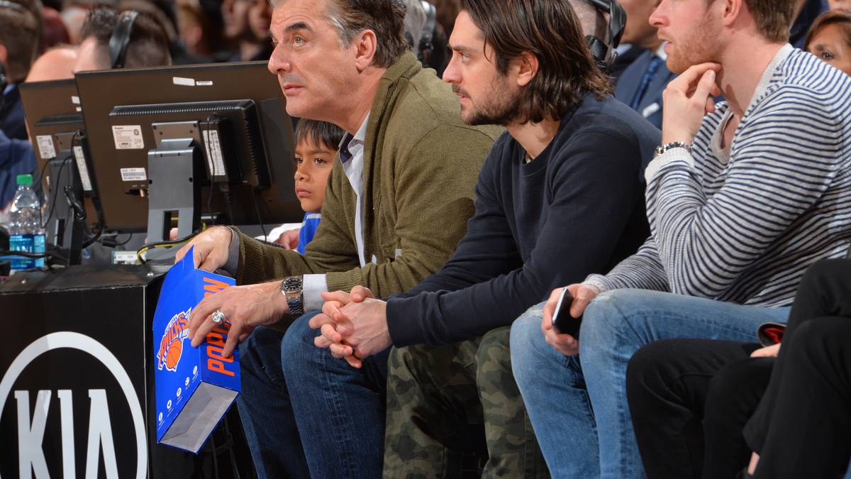 Schauspieler Chris Noth ("Sex and the City") hat augenscheinlich schon zu viele Knicks-Spiele gesehen