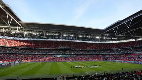 In Wembley sollen am Montag 40.000 Fans sein