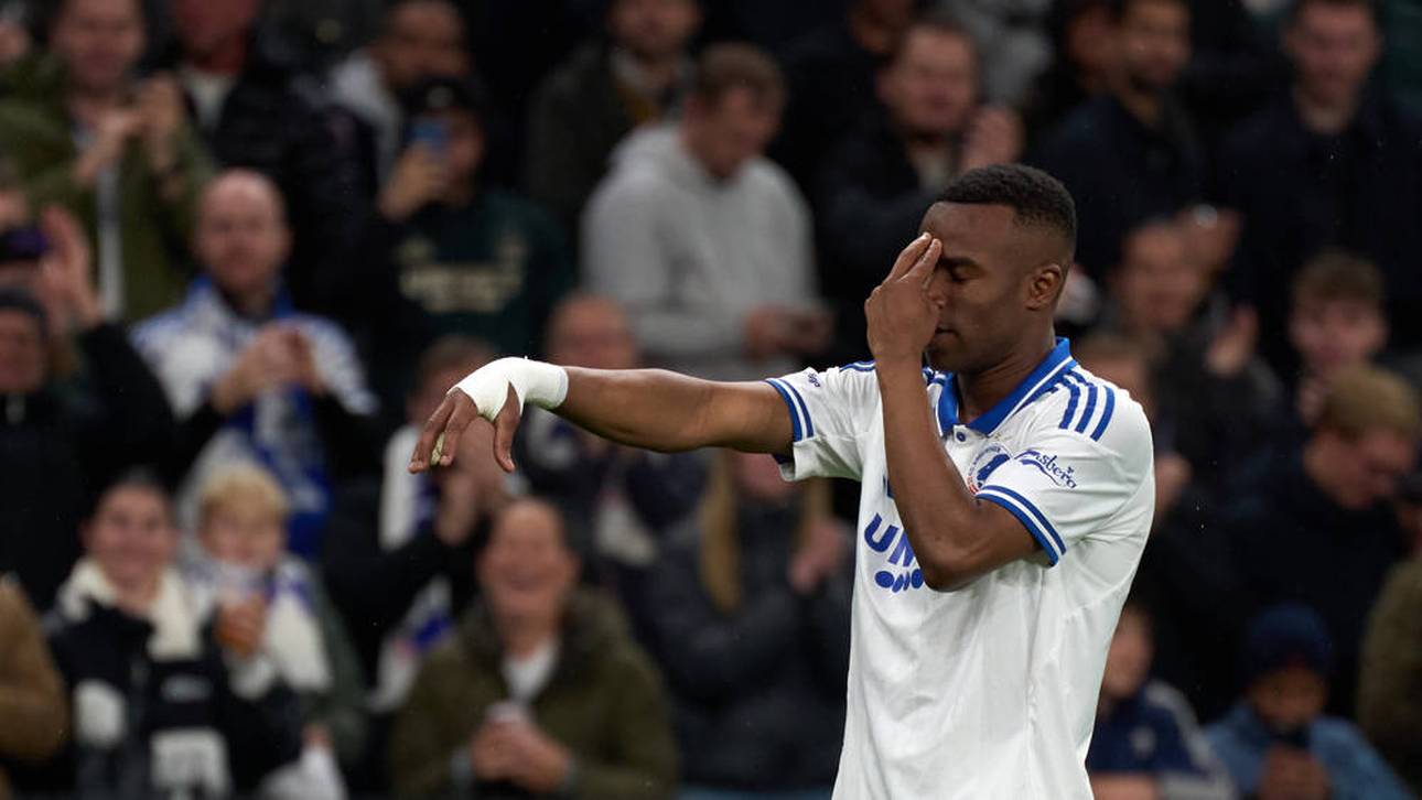 Youssoufa Moukoko nach seinem verwandelten Strafstoß