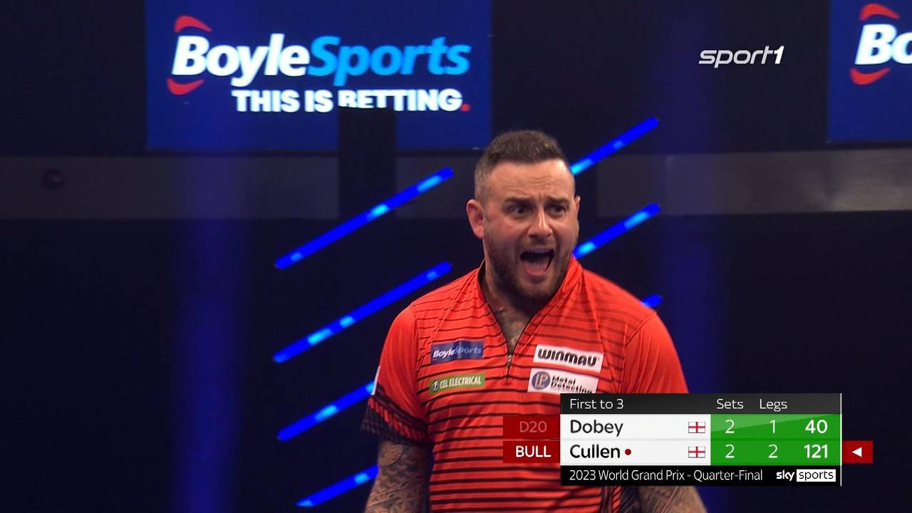 Darts World Grand Prix: Cullen durch High-Finish letzter Halbfinalist