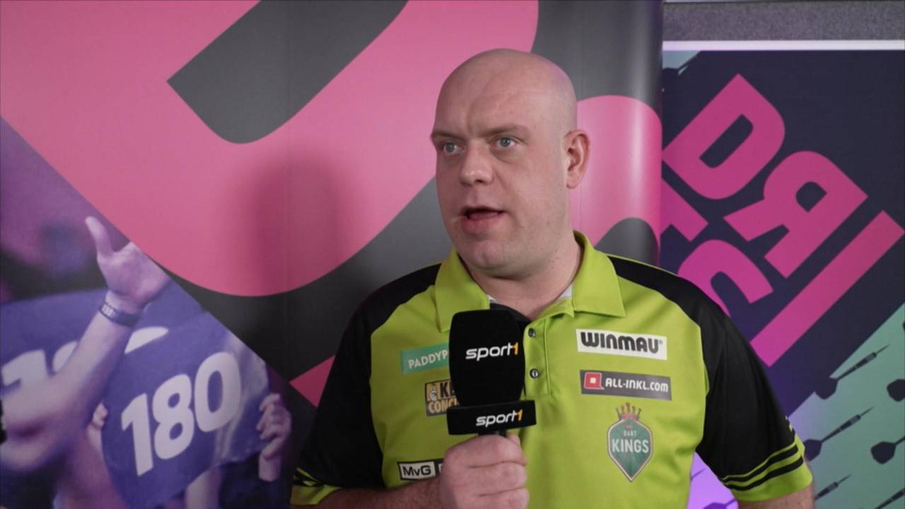 Darts-WM 2024: Michael van Gerwen vor seinem Viertelfinale gegen Scott Williams