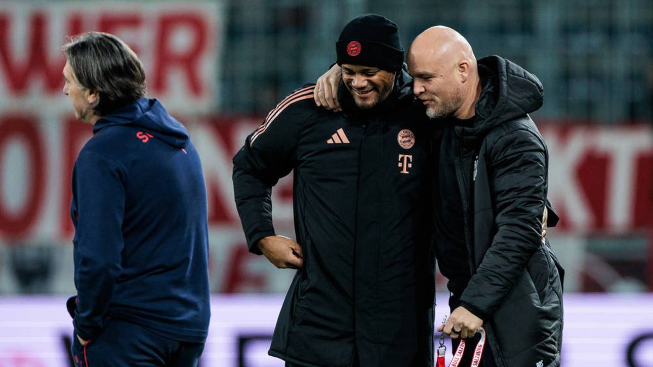 Rouven Schröder (r.) wollte Vincent Kompany (l.) zum FC Schalke 04 lotsen  