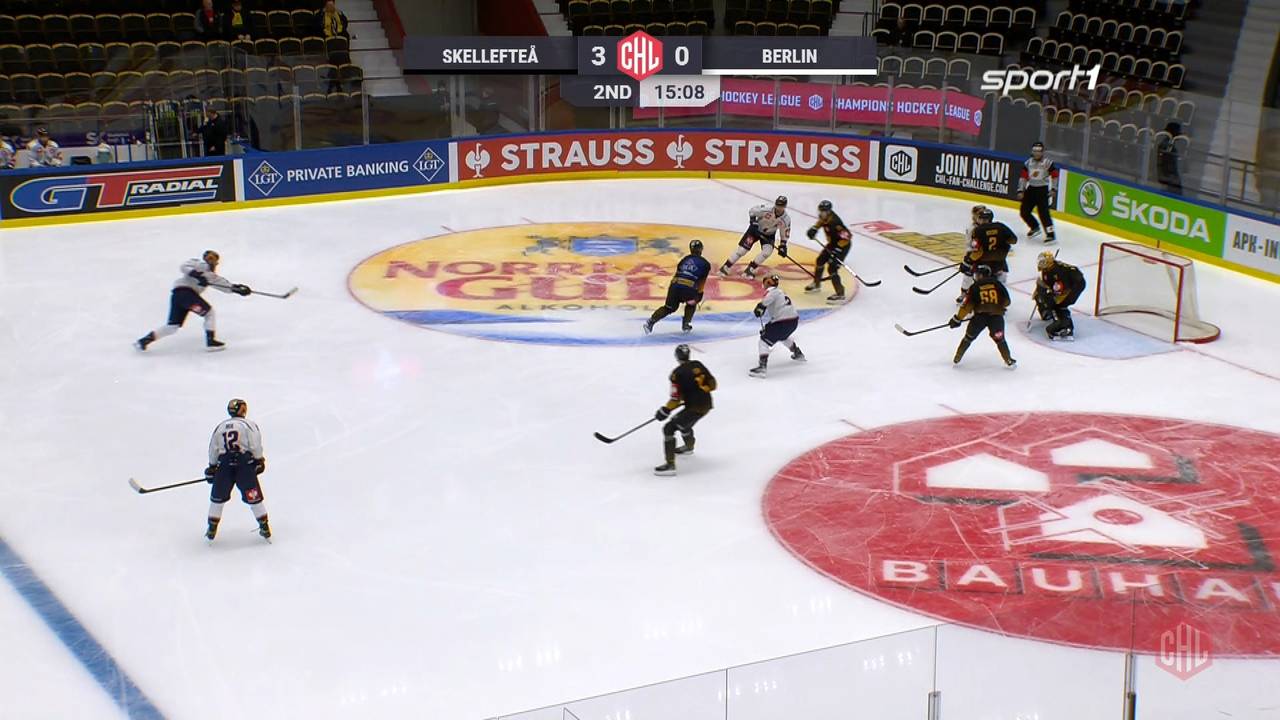 CHL: Die Eisbären Berlin verlieren gegen Skelleftea AIK mit 3:5