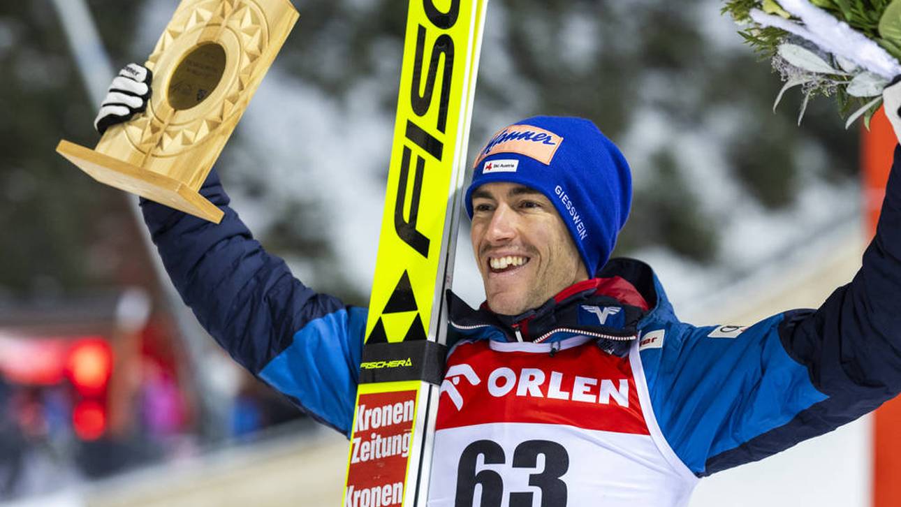 Vaterfreuden bei Skisprung-Star