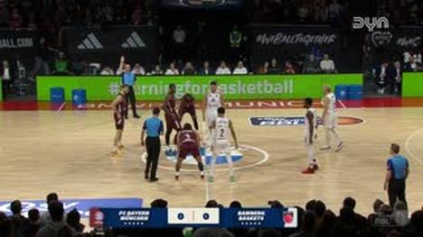 Spiel Highlights zu FC Bayern München Basketball - Bamberg Baskets 