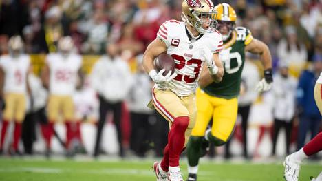 Running Back Christian McCaffrey fällt bei den San Francisco 49ers aus