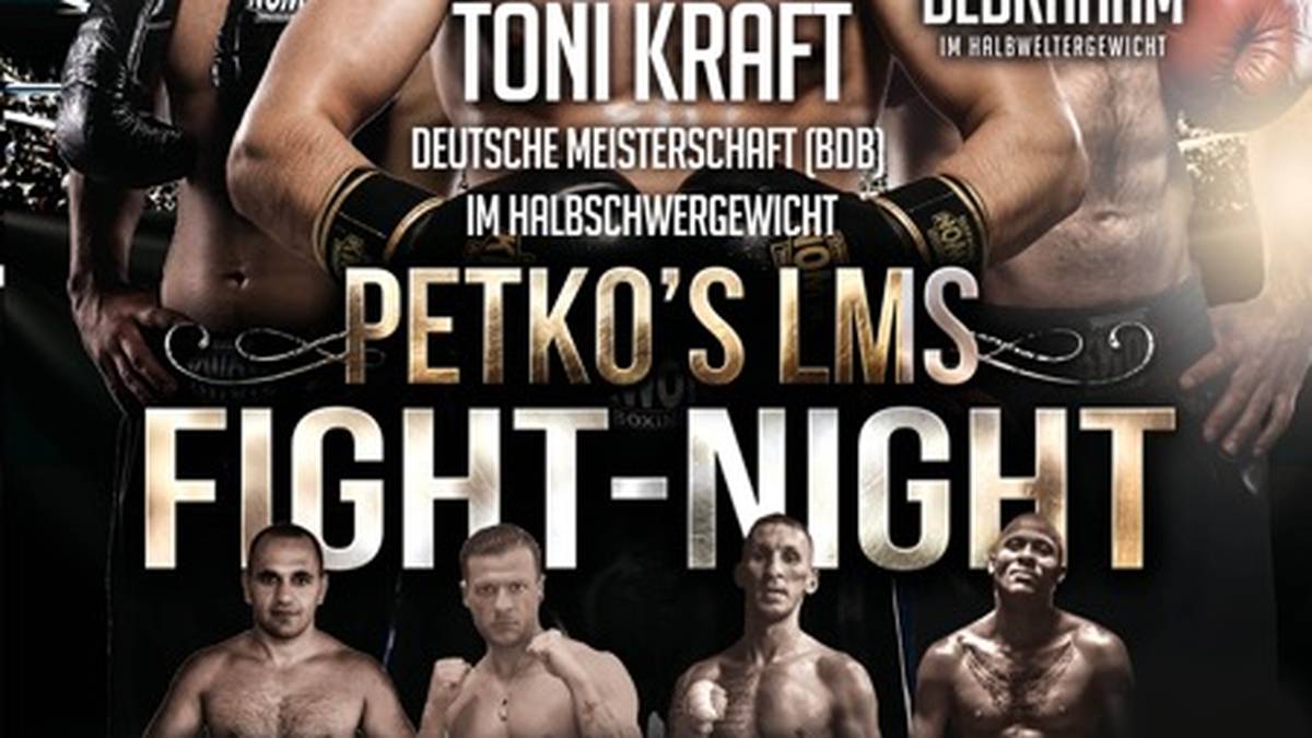 Plakat Petkos Fight-Night