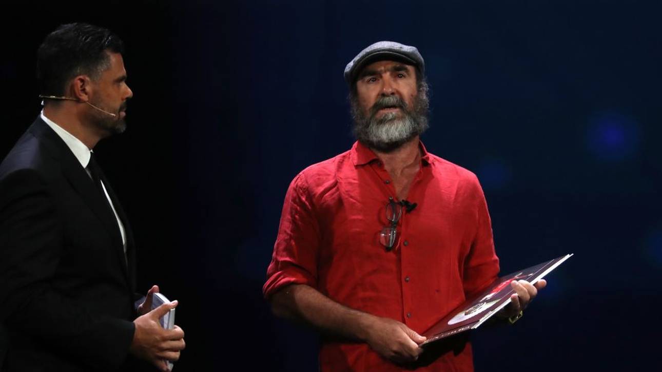 Cantona hält bemerkenswerte Rede