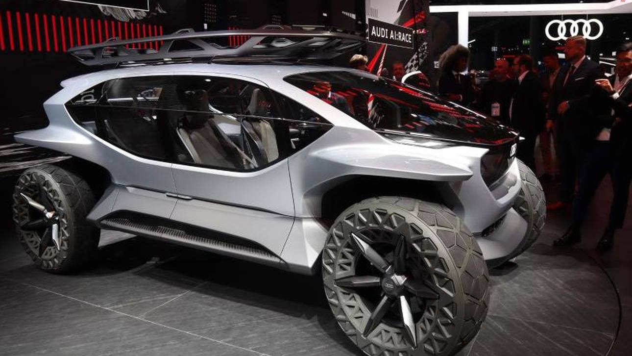 Autonomes SUV für den Sharing-Bedarf der Zukunft, wie ihn Audi sich vorstellt: die Studie AI:Trail quattro