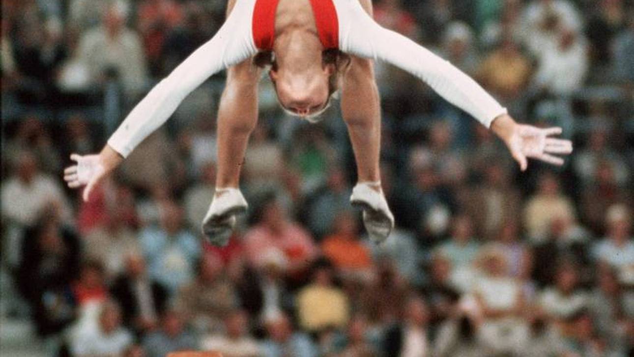 Olga Korbut wurde bei den Olympischen Spielen 1972 in München zum Star