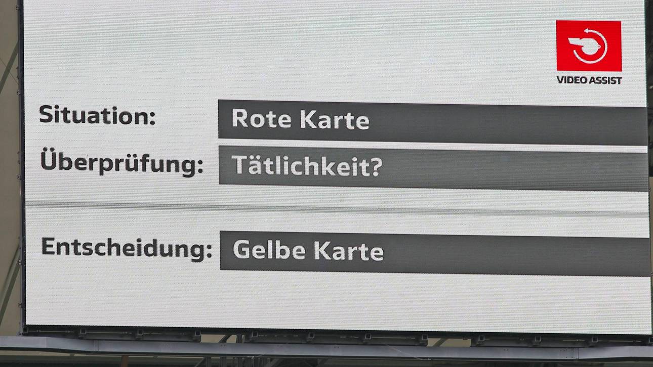 VAR-Entscheidungen des 1. Spieltags