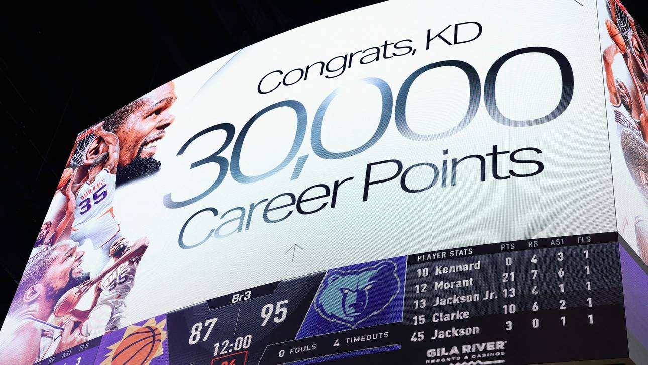 Durant im 30.000er-Klub: „So viel geklaut“