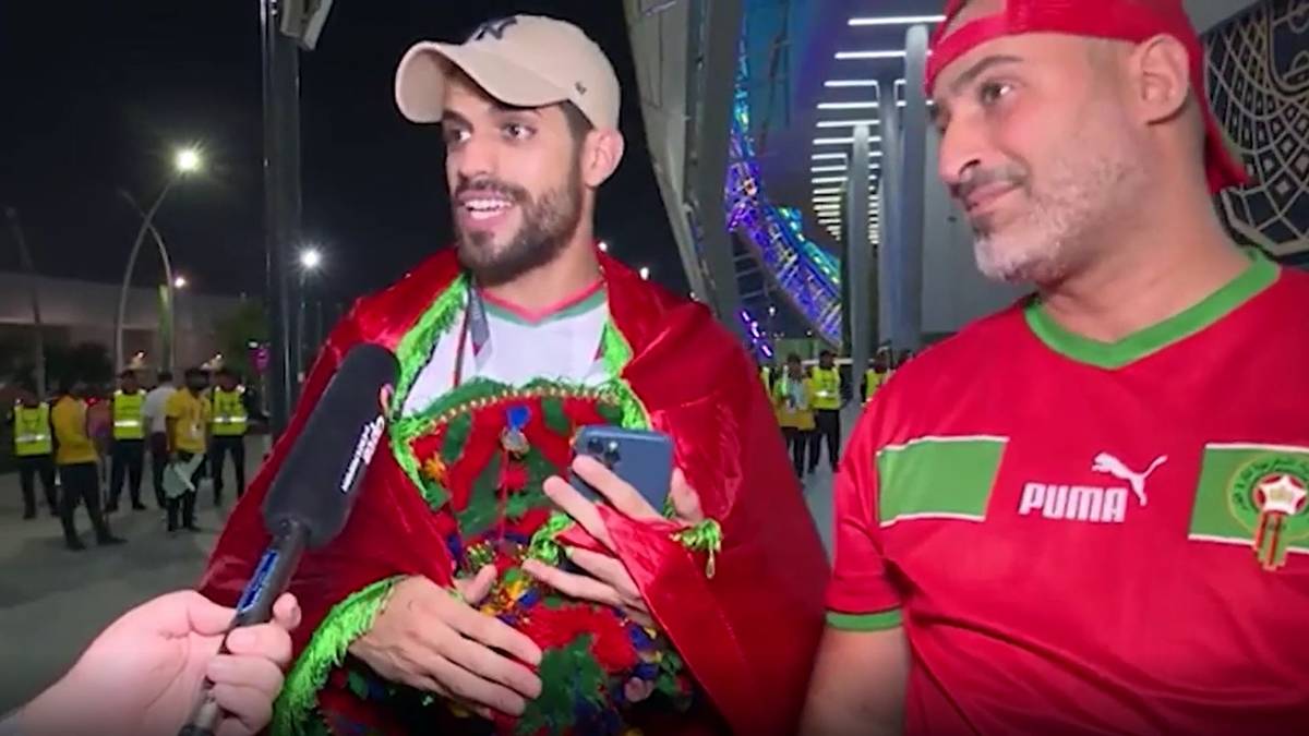 Marokko-Fans feiern Elfer-Helden Bono