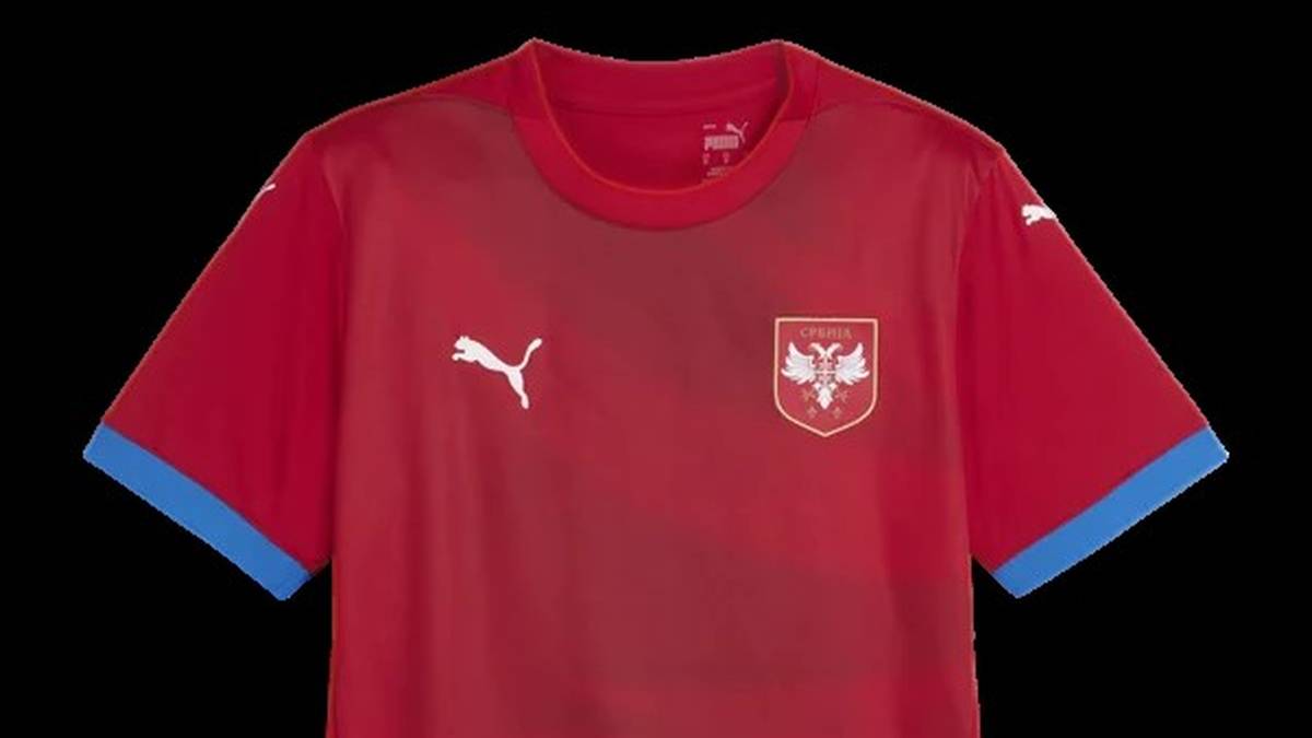 Serbien (Heim) - Ausrüster: Puma - Serbien spielt (wie so viele Mannschaften) in roten Heimtrikots. 