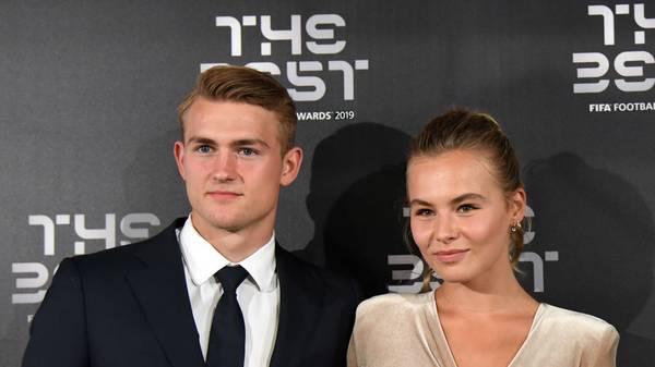 MILAN, ITALY - SEPTEMBER 23:  Matthijs de Ligt attends The Best FIFA Football Awards 2019 at Teatro Alla Scala on September 23, 2019 in Milan, Italy.  (Photo by Claudio Villa/Getty Images)