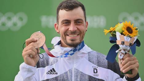 Sideris Tasiadis hat im Canadier-Einer die nächste Medaille für Deutschland bei den Olympischen Spielen in Tokio gewonnen. 