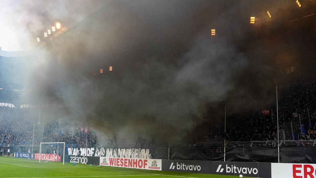 Das Pokalspiel zwischen Mannheim und Kaiserslautern ist völlig eskaliert