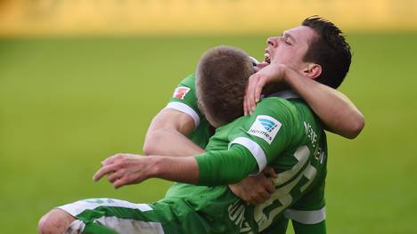 Zlatko Junuzovic erzielt für Werder Bremen im Spiel gegen Bayer Leverkusen sein viertes Saisontor