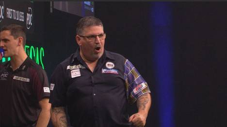 Gary Anderson steht im Halbfinale des Grand Slam of Darts und muss im Halbfinale gegen Luke Littler ran. 