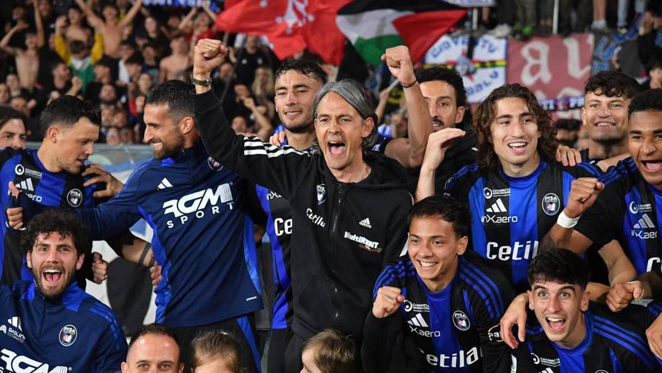 Filippo Inzaghi führte mit Pisa schon das zweite Team in die Serie A