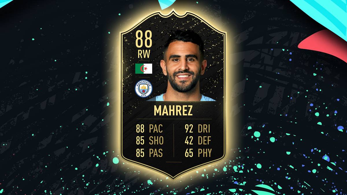 Riyad Mahrez (Manchester City), Rechter Flügel: 88 (+4) 