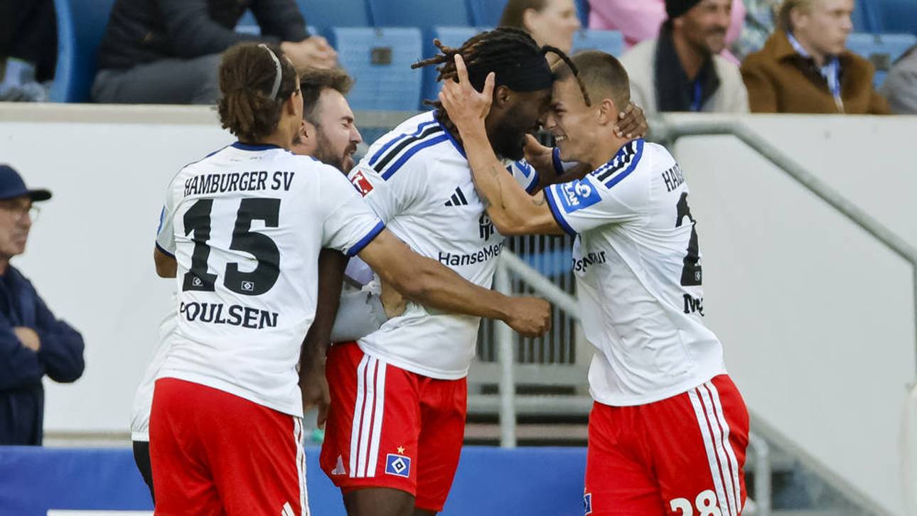 Der Hamburger SV kann in Sinsheim spät feiern